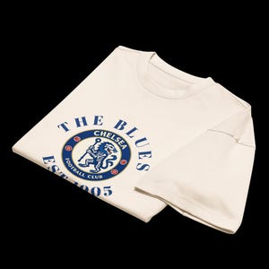 Chelsea FC Vintage Shirt | Retro Soccer Graphic Tee | Unisex Football Fan T Shirt image 5