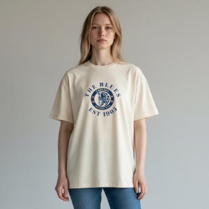 Chelsea FC Vintage Shirt | Retro Soccer Graphic Tee | Unisex Football Fan T Shirt image 4