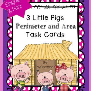 Area and Perimeter Workout Problem Solving Task Cards