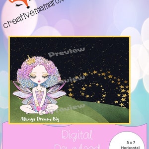 Inspriational Card/ Printable Card/ Instant Download/ Motivational/ Friendship/encouragement/dream big