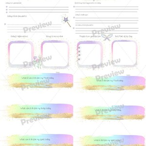 Printable Gratitude & Reflection Journal/ Unblock Chakras/ Printable PDF / Morning and Evening Routine/ Self Help/Self Care/ Manifest
