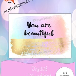 Romantic card/ Friendship card/ instant download/ Printable PDF/birthday card/ anniversary card