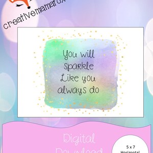PDF imprimible / Tarjeta de felicitación / Tarjeta de amistad / tarjeta de aliento / tarjeta motivacional / descarga instantánea
