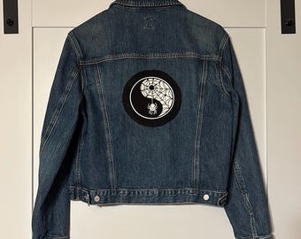 GAP Custom Skull Spider Denim Jacket