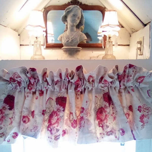 Shabby Chic Floral Vintage Window Valance by Waverly