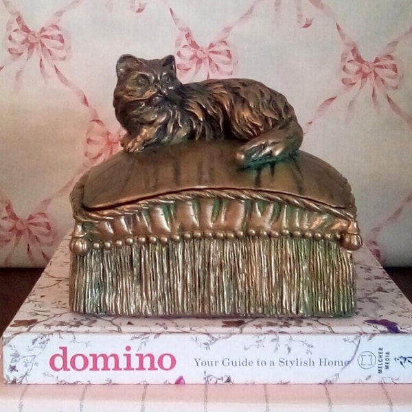Cat Keepsake Box Etsy