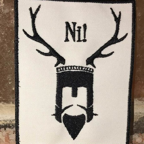 Knights Who Say Ni Patch Monty Python Patch Shrubbery Patch - Etsy