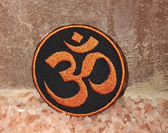 Namaste patch, yoga patch, ohm patch, enlightened patch,  metaphysical patch, gift under 10, meditation patch, spiritual patch, asana