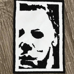 Michael Myers patch Halloween movie horror gift, slasher film cult classic John Carpenter Halloween Resurrection Halloween H2O gift under 10