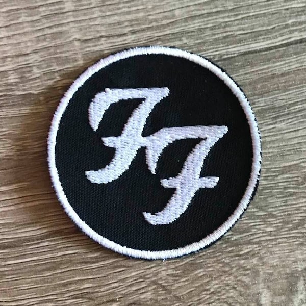 Foo Fighters patch, Dave Grohl, Nirvana, Kurt Cobain, rock band patch, gift under 10, Krist Novoselic, music logo patch, gift for him