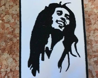 Bob Marley patch, one love patch, reggae patch, rasta patch, gift for him, gift under 10, bob marley gift, music patch, I shot the sherriff