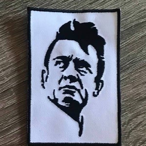 Johnny Cash patch, man in black, Johnny and June, Johnny Cash tribute, Nashville, Folsom Blues, gift under 10, gift for him, gift for her
