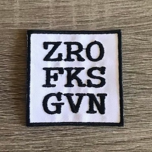 Zero Fox Given Hook and Loop Patch