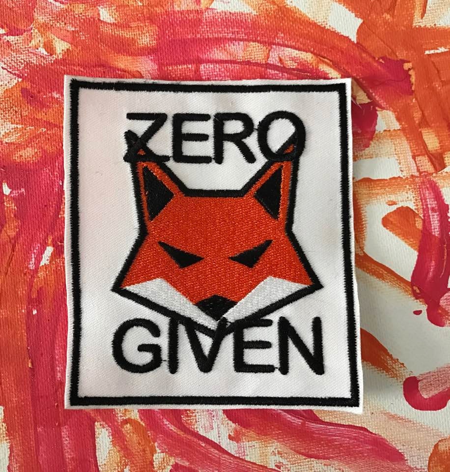 Zero Fox Given Hook and Loop Patch