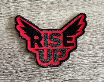 Rise up patch, Atlanta football patch, Rise up Atlanta, NFL patch, ATL hawks, ATL falcons, rise up Atlanta, go falcons