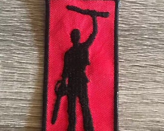 Small Boomstick patch, Evil Dead patch, Army of Darkness, Bruce Campbell, Ash Williams, Deadite patch, necronomicon, horror gift,