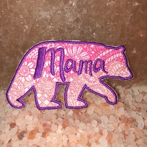 Mama bear patch, mother's gift, mommy, wife, gift under 10, mother's gift, bear badge, mother bear, mom patch, gift for her, gift for mom
