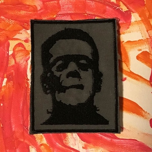 Frankenstein monster patch, Universal Classic monster patch, Dracula, Bela Lugosi, Lon Chaney Jr., Abbott and Costello, horror patch