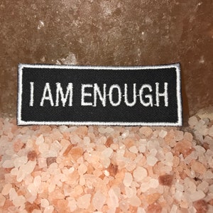 I am enough patch, feminism patch, strength patch, invisible disability, I am valid, gift under 10, motivational patch, inspirational patch