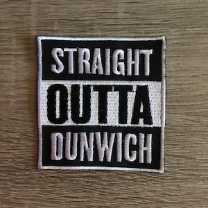 Straight outta Dunwich patch, Lovecraft inspired patch,  Cthulhu patch, HP Lovecraft, Dagon patch, gift for her, gift under 10, gift for him
