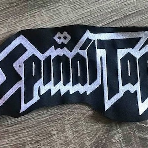 Free ship Spinal Tap embroidered patch, Nigel Tufnel, Christopher Guest, Harry Shearer, Derek Smalls, heavy metal patch, gift for him