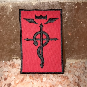 Fullmetal alchemist patch, FMA patch, alchemist patch, Edward Elric, Alphonse Elric, homonculus, Hoenheim, Winry, gift under 10 brotherhood