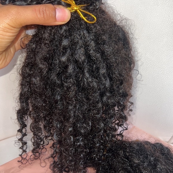 Goddess Loc Extentions I Locs Dreadloc extensions curly ends (10 locs per bundle)