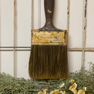 4 inch Wide Double-Thick Paint Brush Wood Handle 1, from Brush Man Inc.