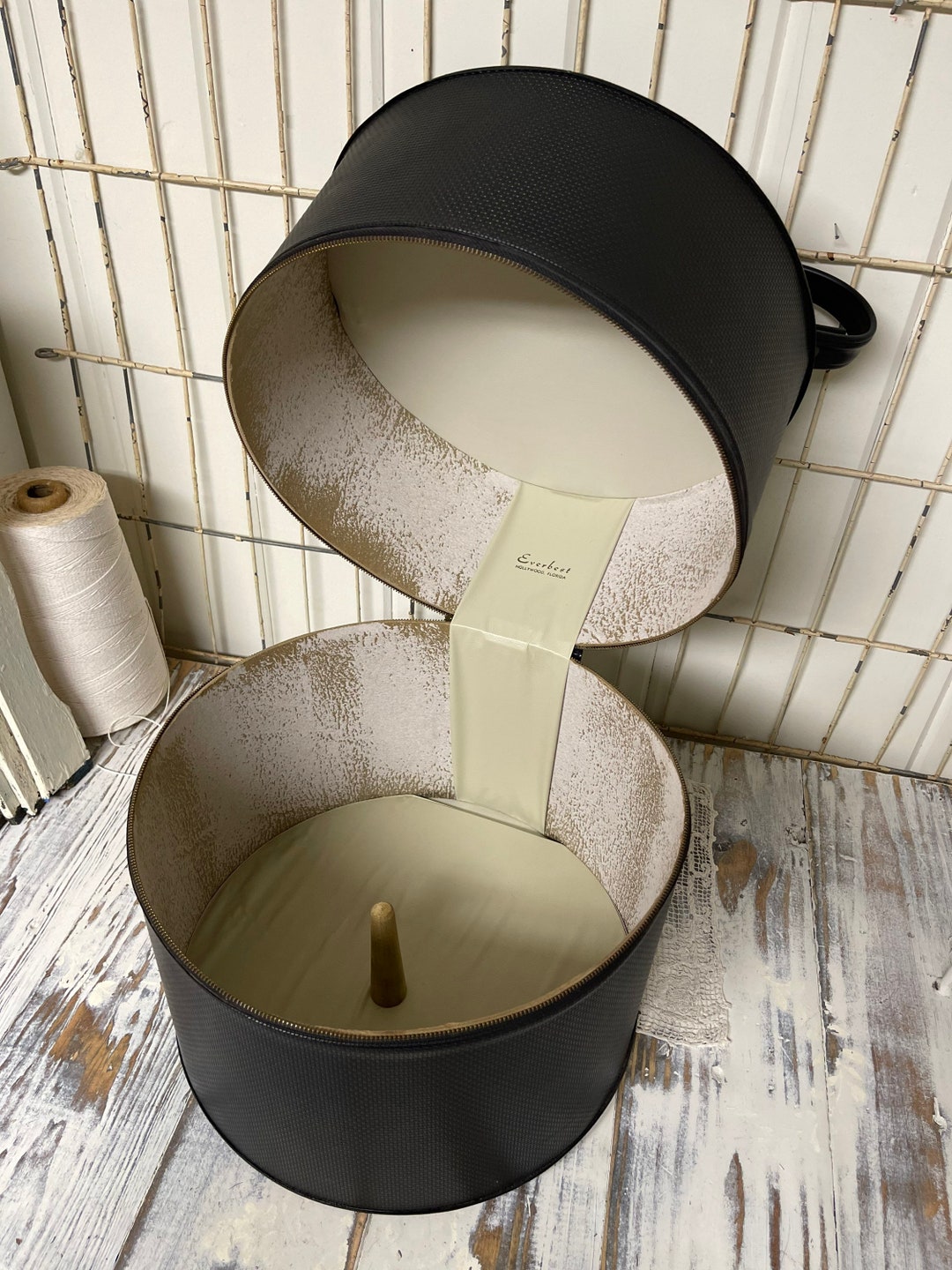 Everbest Hollywood Florida/ Wig / Hat Box/ Travel Case/ Etsy