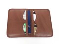 Leather passport case, Brown Passport case, Passport Wallet, Passport Case, Brown passport wallet, Travel wallet product logo