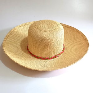 Straw Hat, Summer Straw Hat, Sun Hat, Hand-woven Hat, Natural Straw Hat, Chapeau en paille, Sombrero de junco