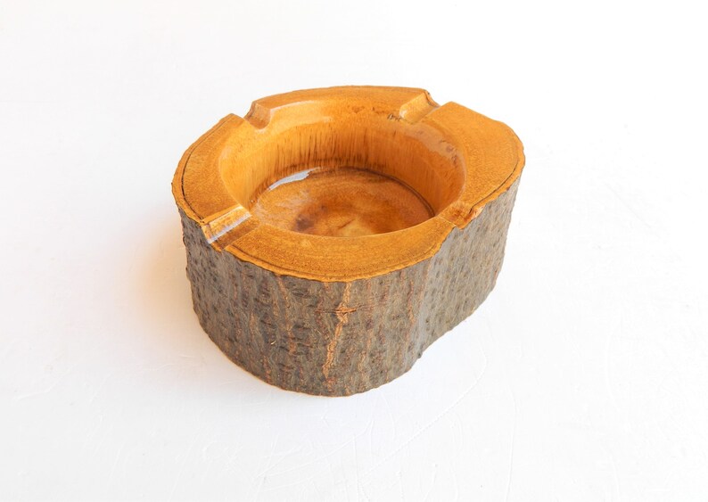 Ashtray Trunk Ashtray Wood Ashtray Wooden Ashtray Hand Etsy