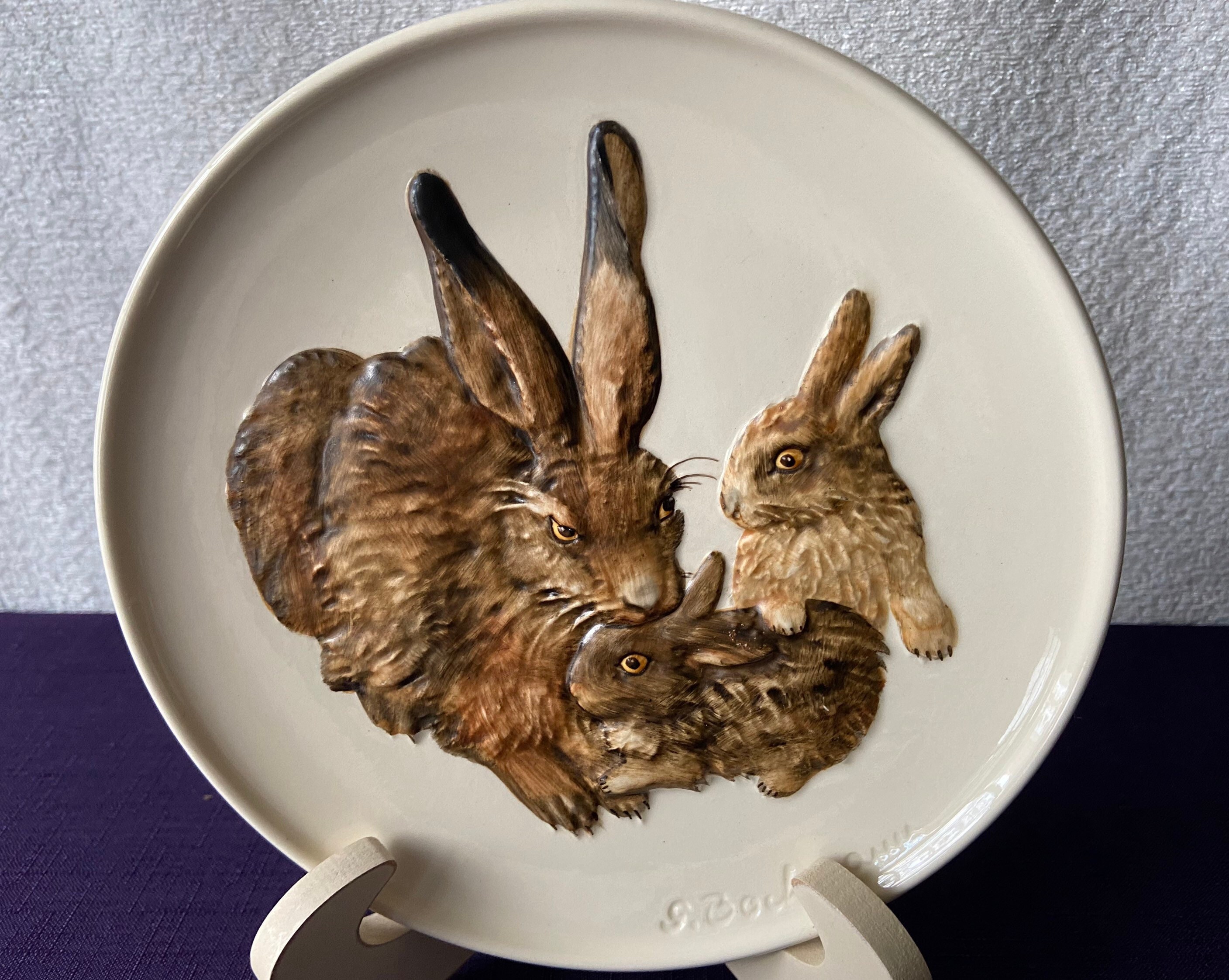 Vintage Bunny Plate Goebel West Germany Bunny Plate Goebel Etsy