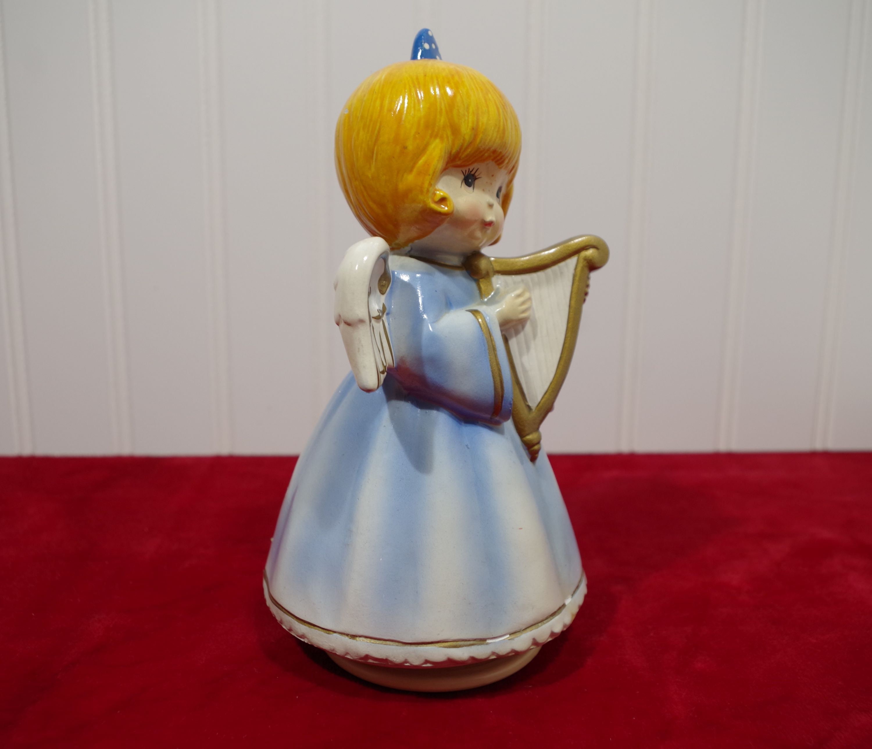 Vintage MY Japan Angel Music Box Christmas Angel Christmas Etsy