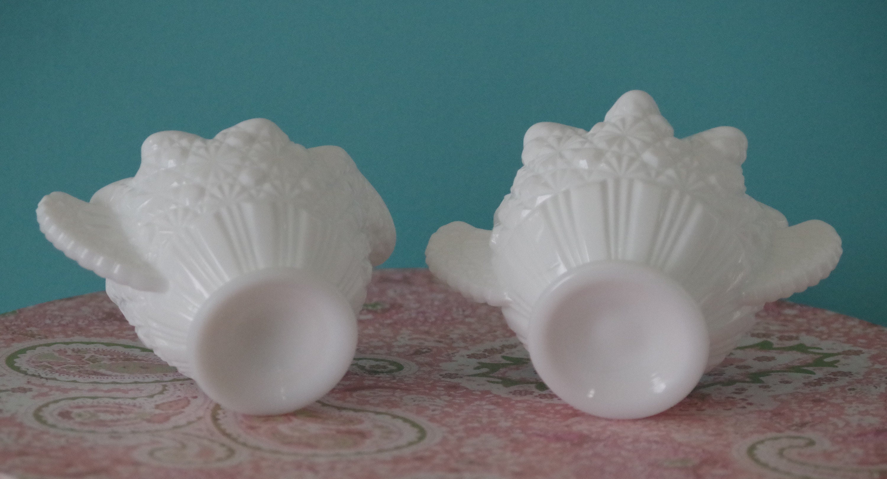Vintage Creamer & Sugar Fenton Glass Fenton Creamer and Etsy