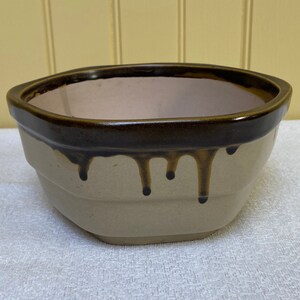 Vintage Drip Glaze Planter ~ Drip Glaze Pottery ~ Drip Glaze Flower Pot