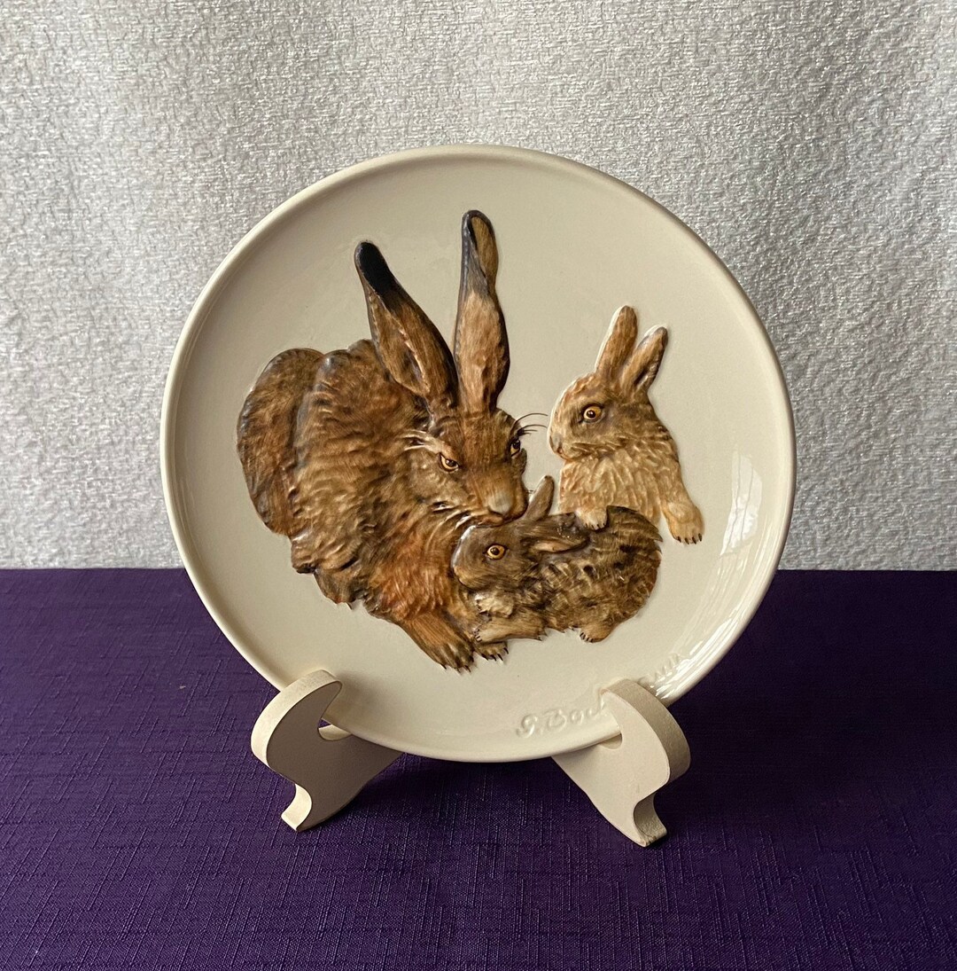 Vintage Bunny Plate Goebel West Germany Bunny Plate Goebel Etsy
