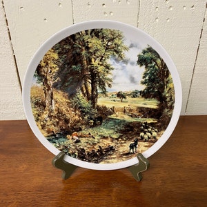Vintage John Constable &quot;The Cornfield&quot; Art Plate ~ English Artist John Constable