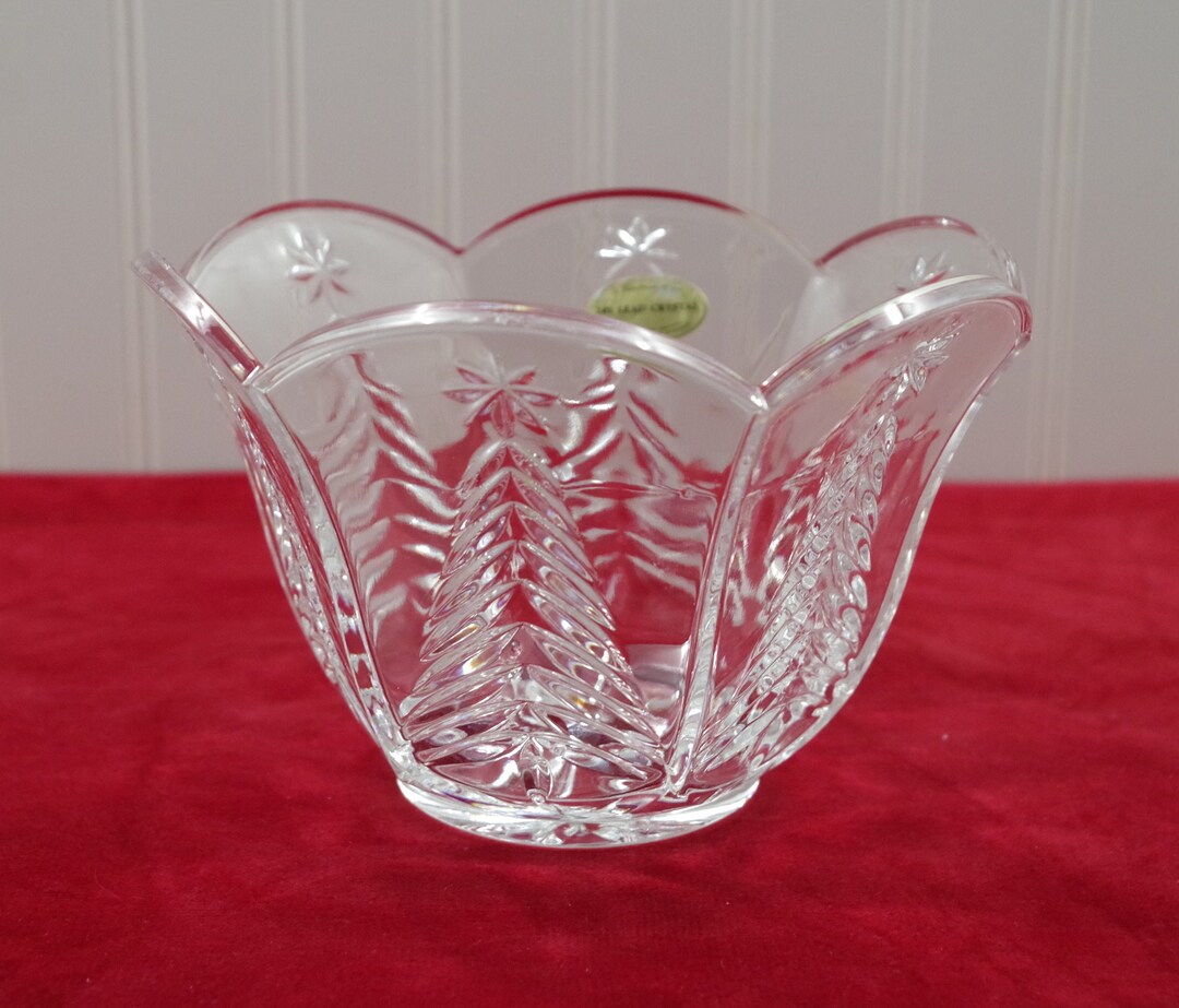 Ice Bucket Vintage Crystal Ice Bucket 24 Lead Crystal Etsy