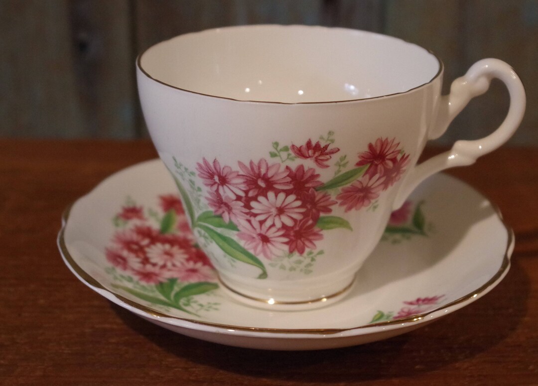 Tea Cup & Saucer Vintage Royal Ascot Tea Cup Saucer Made in Etsy