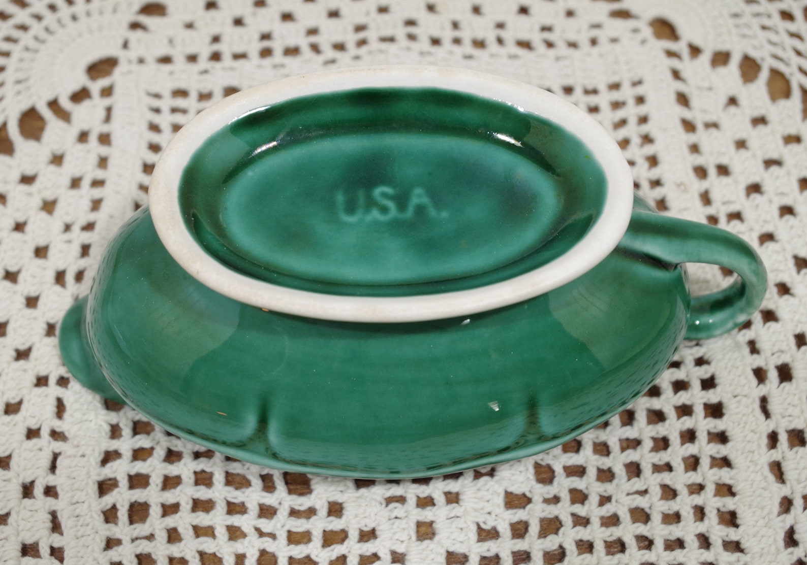 Vintage Mt. Clemens Petalware Gravy Boat USA Mount Clemens | Etsy