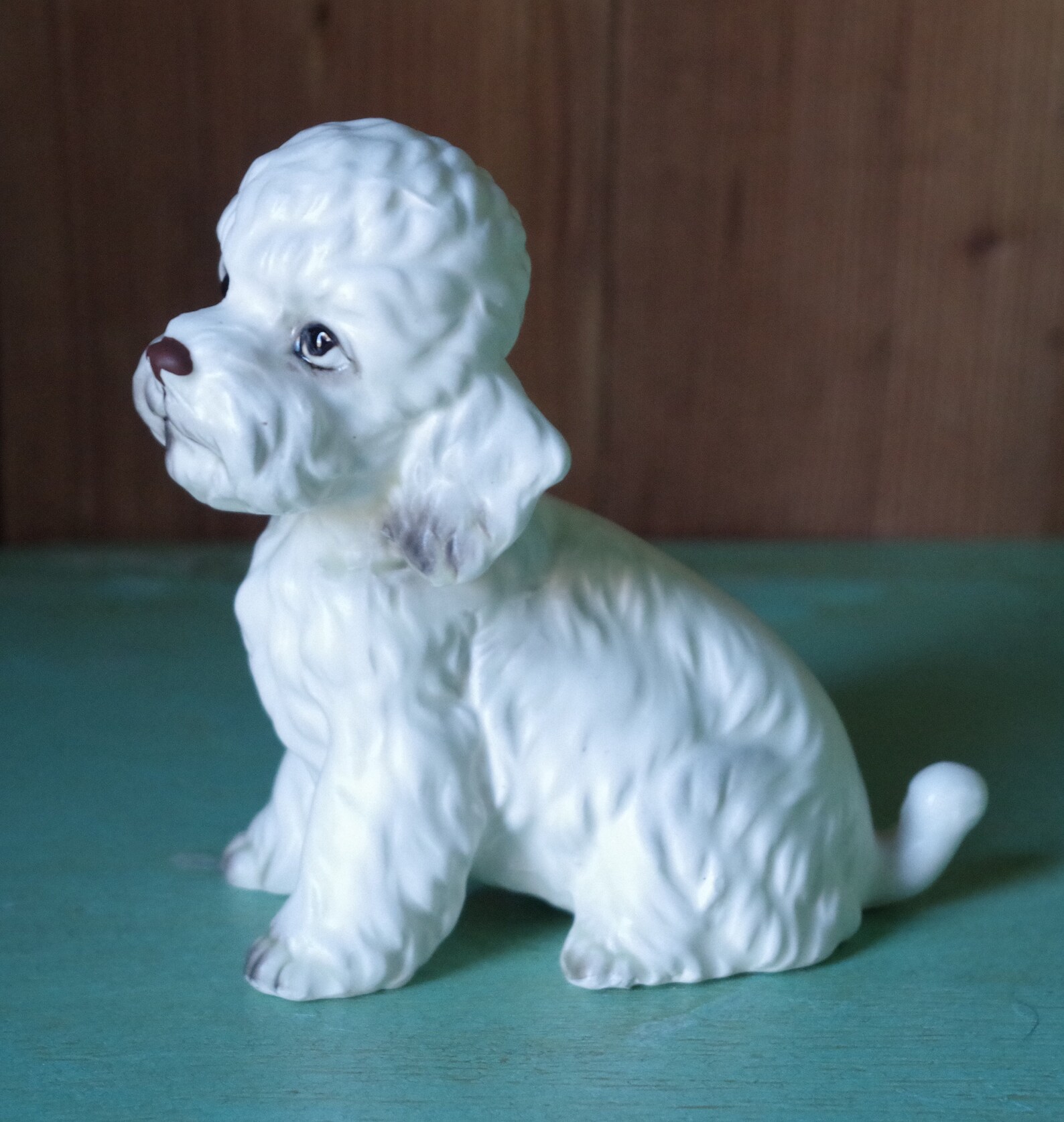 Vintage Poodle Figurine Napcoware Japan Dog Figurine White Etsy