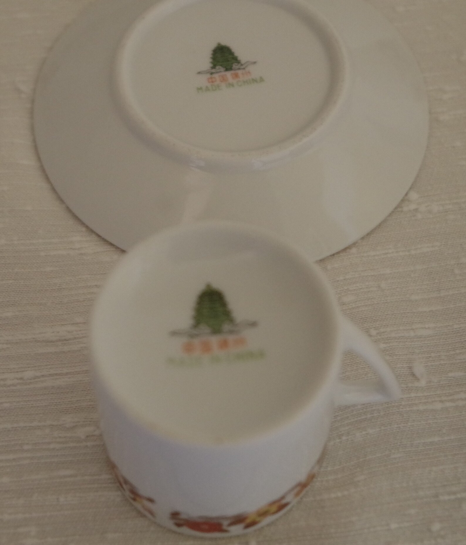 Vintage Tea Cups Made in China Set of 6 Porcelain Tea Etsy