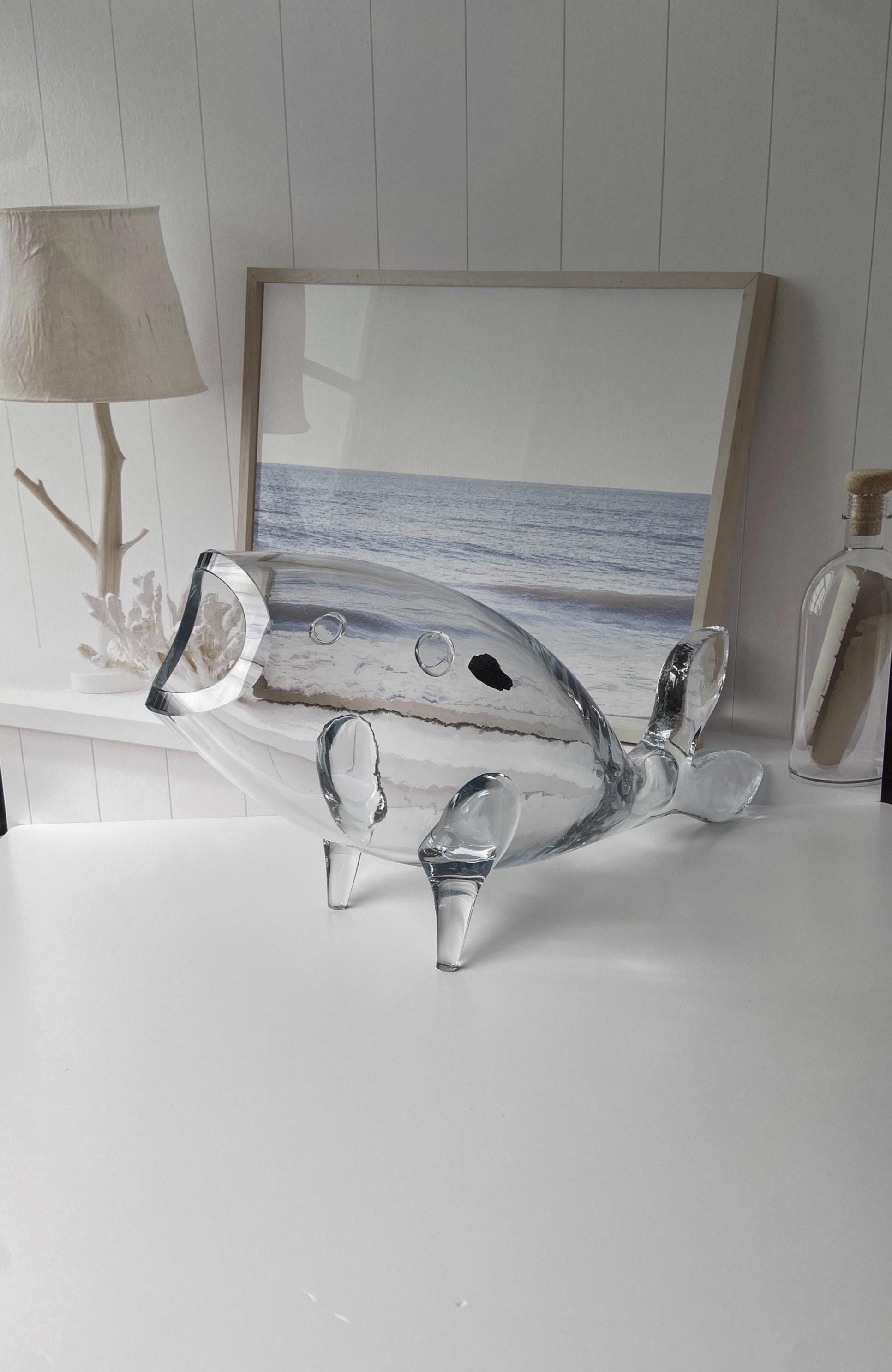 Mid Century Glass Fish - Etsy