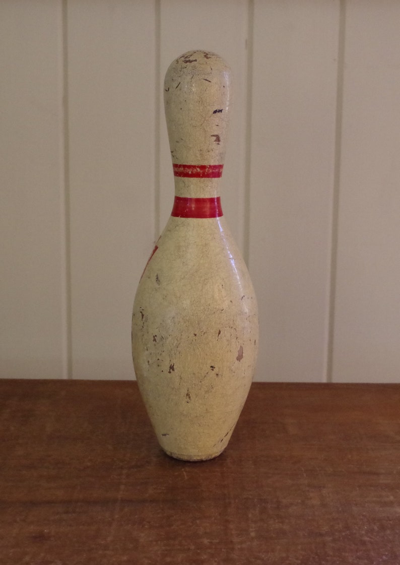 Vintage Bowling Pin 15 S S Bowling Pin Pittsburgh Etsy
