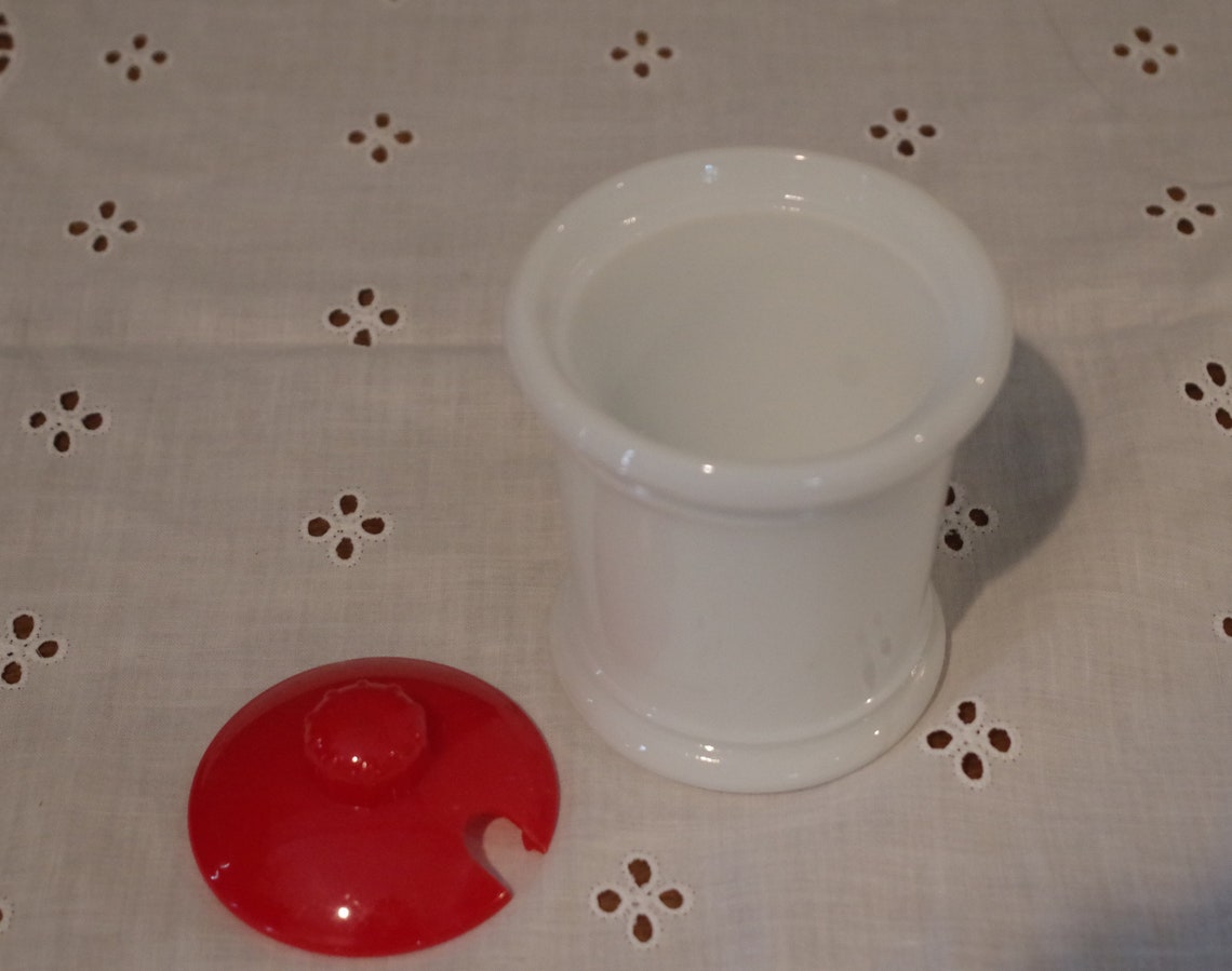 Vintage Milk Glass Lidded Honey Jar White Glass Honey Jar Etsy