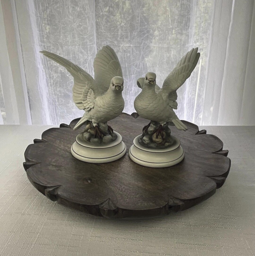 Vintage Pair of White Doves by Andrea ~ Made in Japan ~ Andrea by