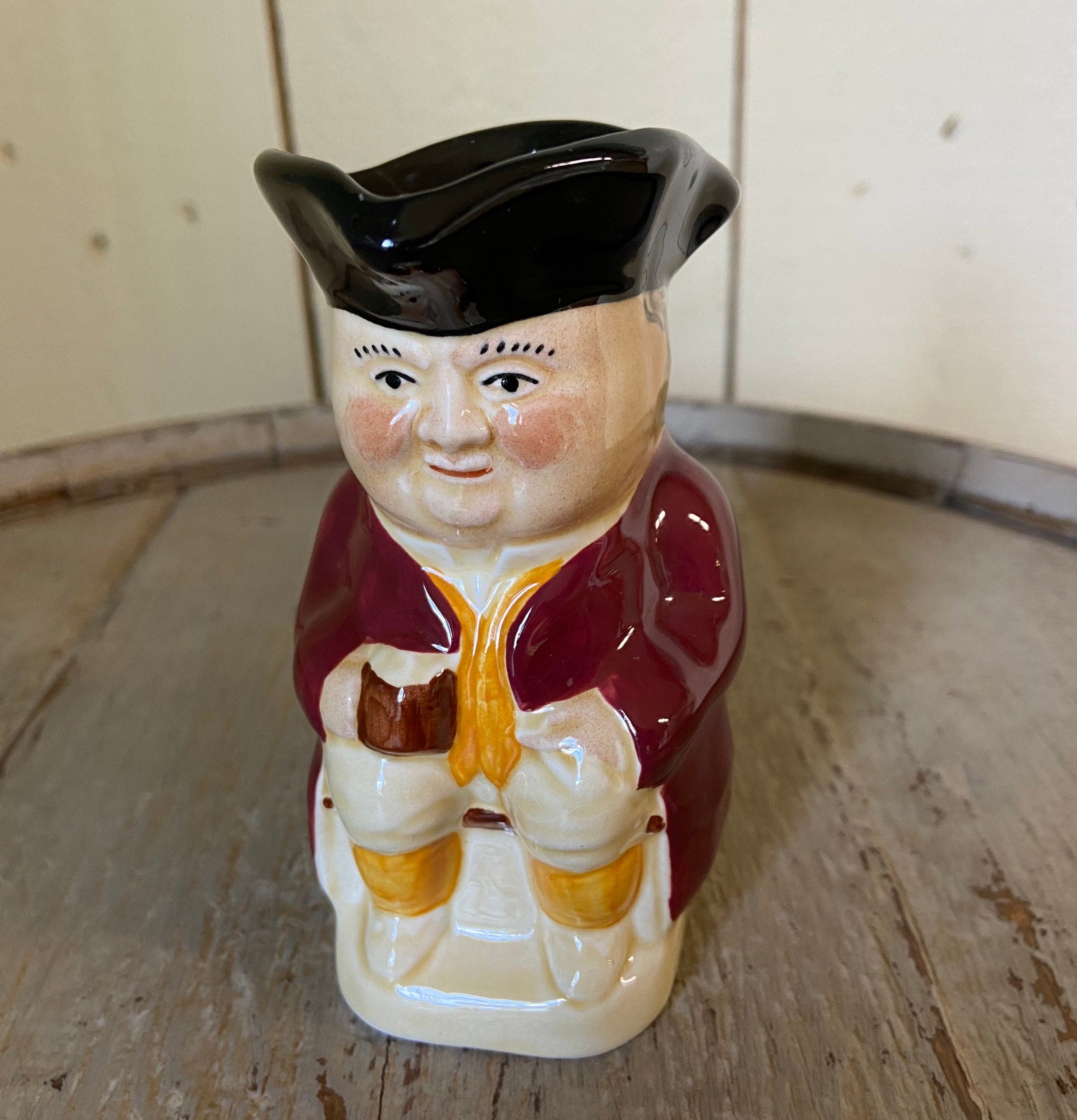 Vintage Toby Jug ~ Tony Wood Staffordshire England No. 3 Toby Jug