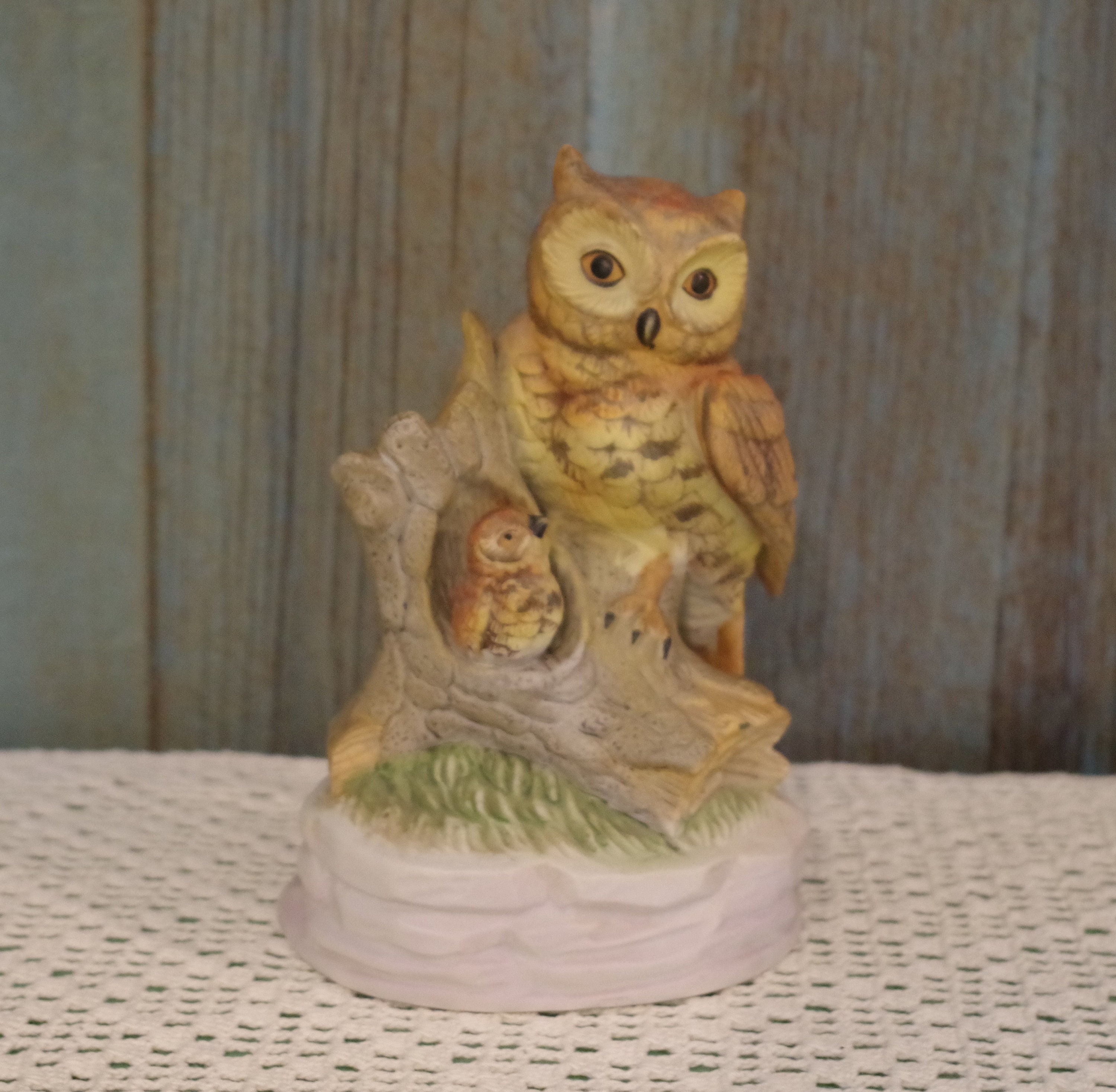 Vintage Owl ~ Owl Figurine ~ Porcelain Owl ~ Woodland Decor ~ Fall Decor ~ Owl ~ Thanksgiving Decor