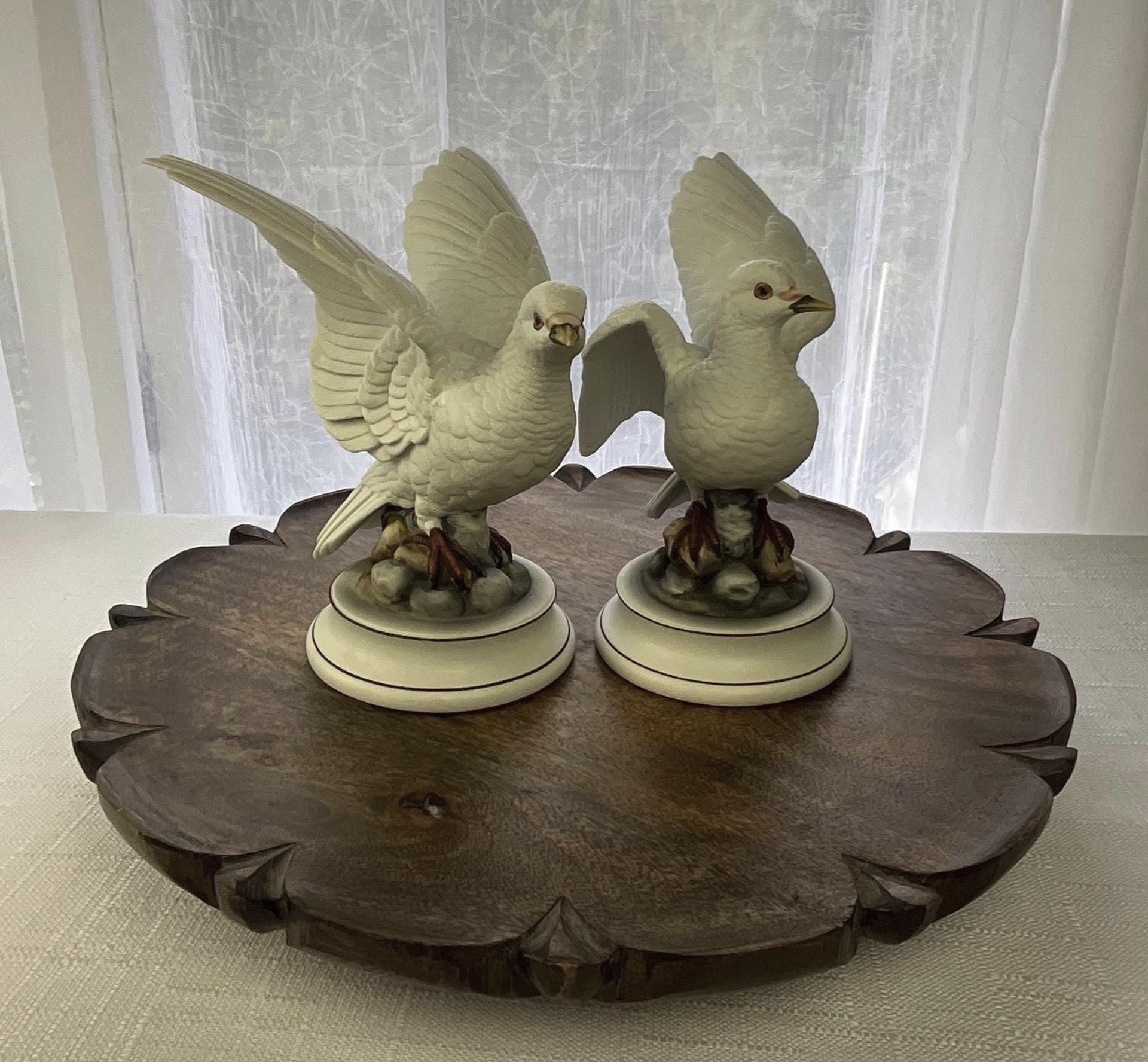 Vintage Pair of White Doves by Andrea ~ Made in Japan ~ Andrea by